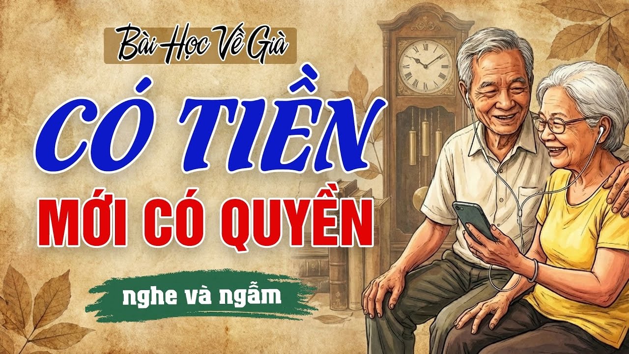 Bài học về già | Sai lầm lớn nhất của người già là không giữ tiền phòng thân | Đọc truyện đêm khuya