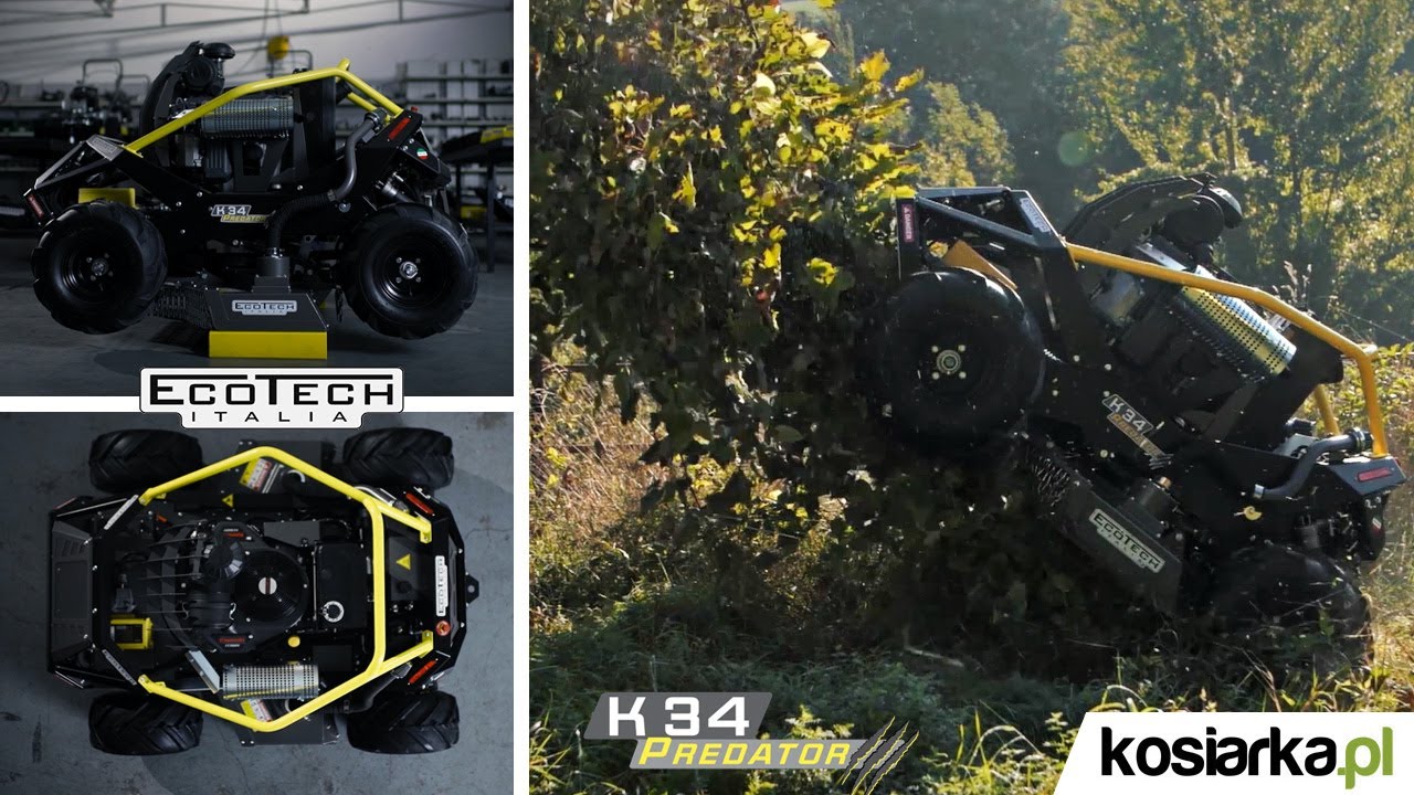 ECOTECH K34 Predator - zdalnie sterowana kosiarka karczownik 34KM - 999cc