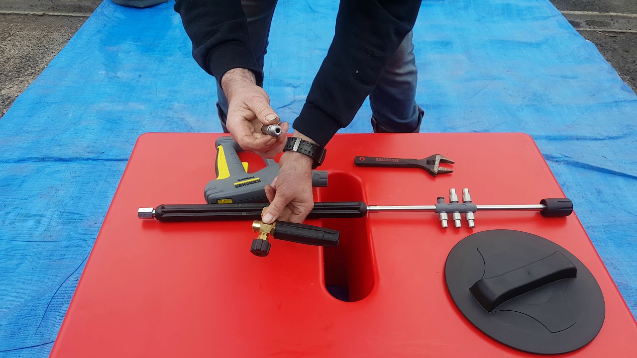 QWASHERS EBAY YOUTUBE KARCHER QUAD THREAD EASYLOCK TRIGGER MADE TO QUICK RELEASE