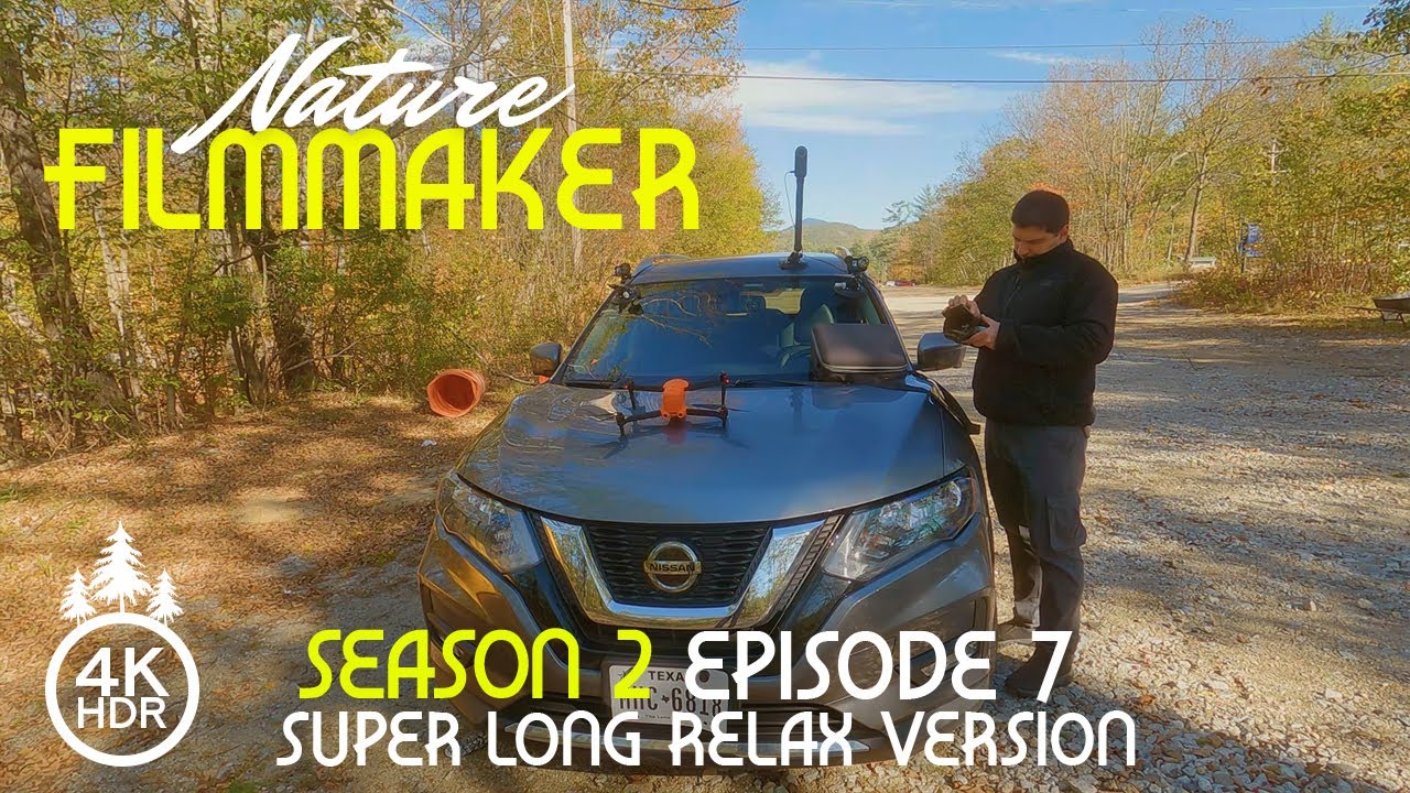 Filming Fall Foliage in New Hampshire 4K HDR | Relaxing BTS Video with Real Sounds - S2; Ep 7