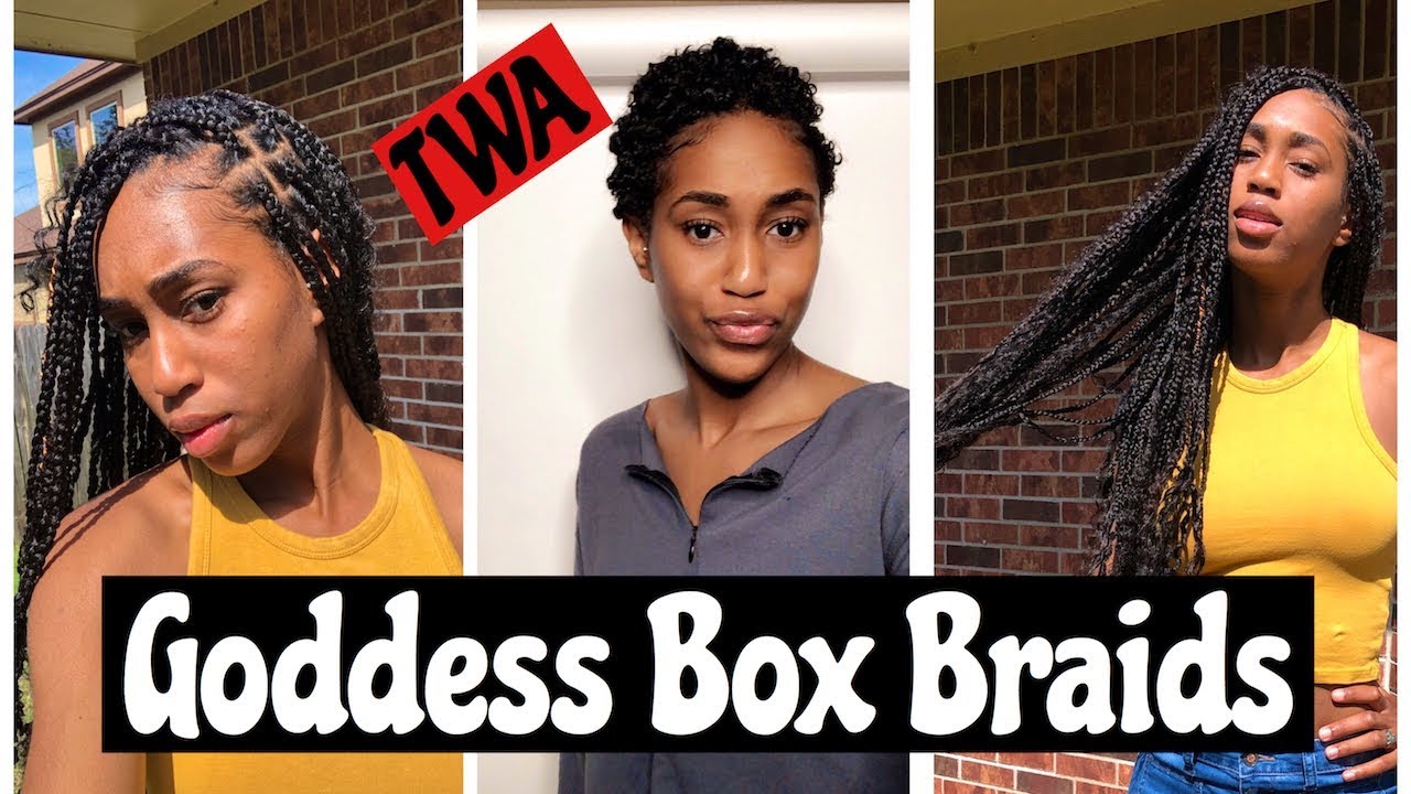 Goddess Braids for Short TWA! | 2 inch natural hair