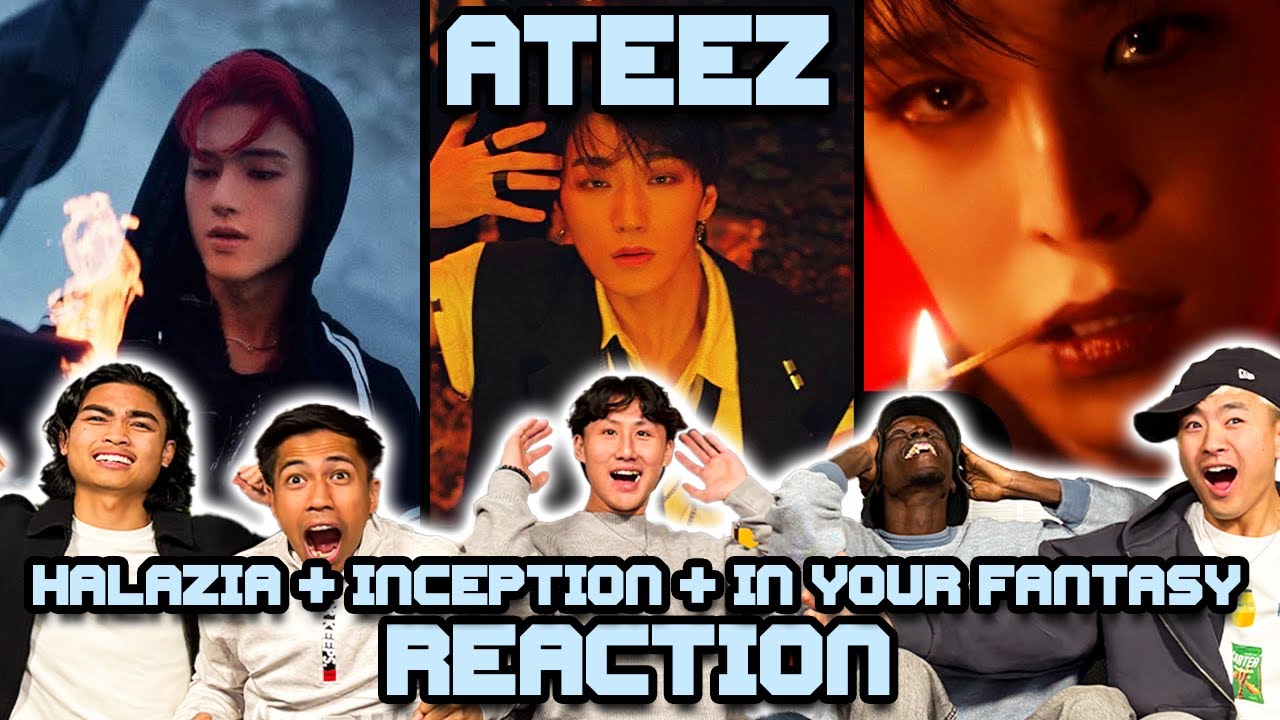 OUR FIRST TIME WATCHING ATEEZ! | Halazia + Inception + In Your Fantasy