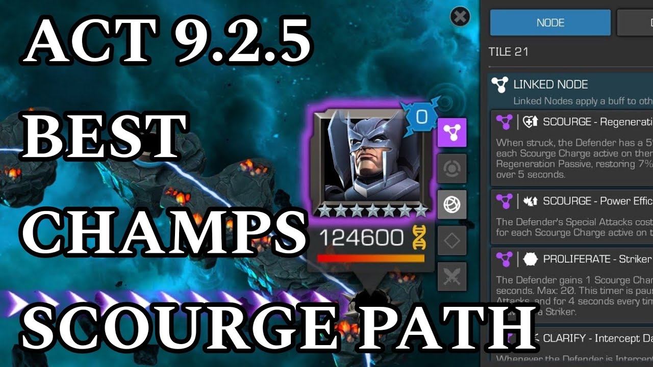 ACT 9.2.5 SCOURGE REGENERATION NODE PATH &ndash; BEST CHAMPIONS & STRATEGY!| MCOC | 2025 |
