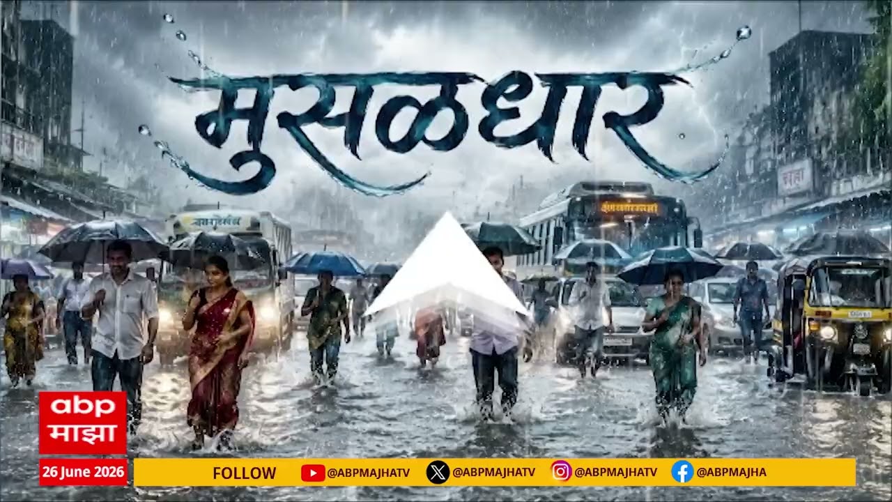 Maharashtra Rain Update : Mumbai Rain | Pune | Nashik | Nagpur | Samabhajinagar | ABP Majha