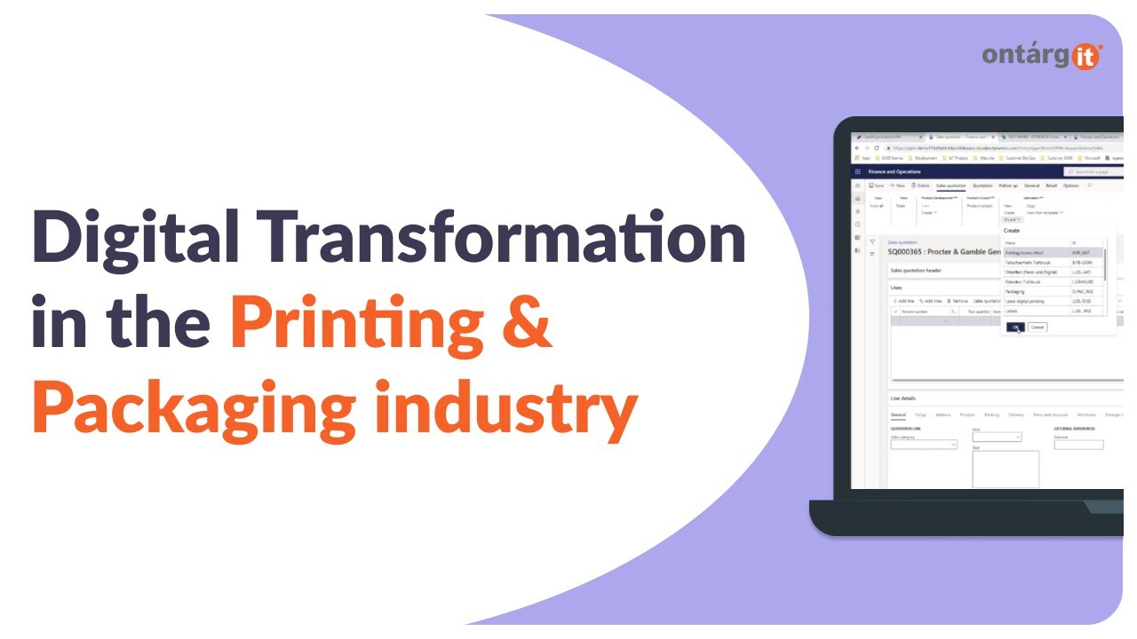 Printing and Packaging modules | Demo 2023 | Microsoft Dynamics 365 solution