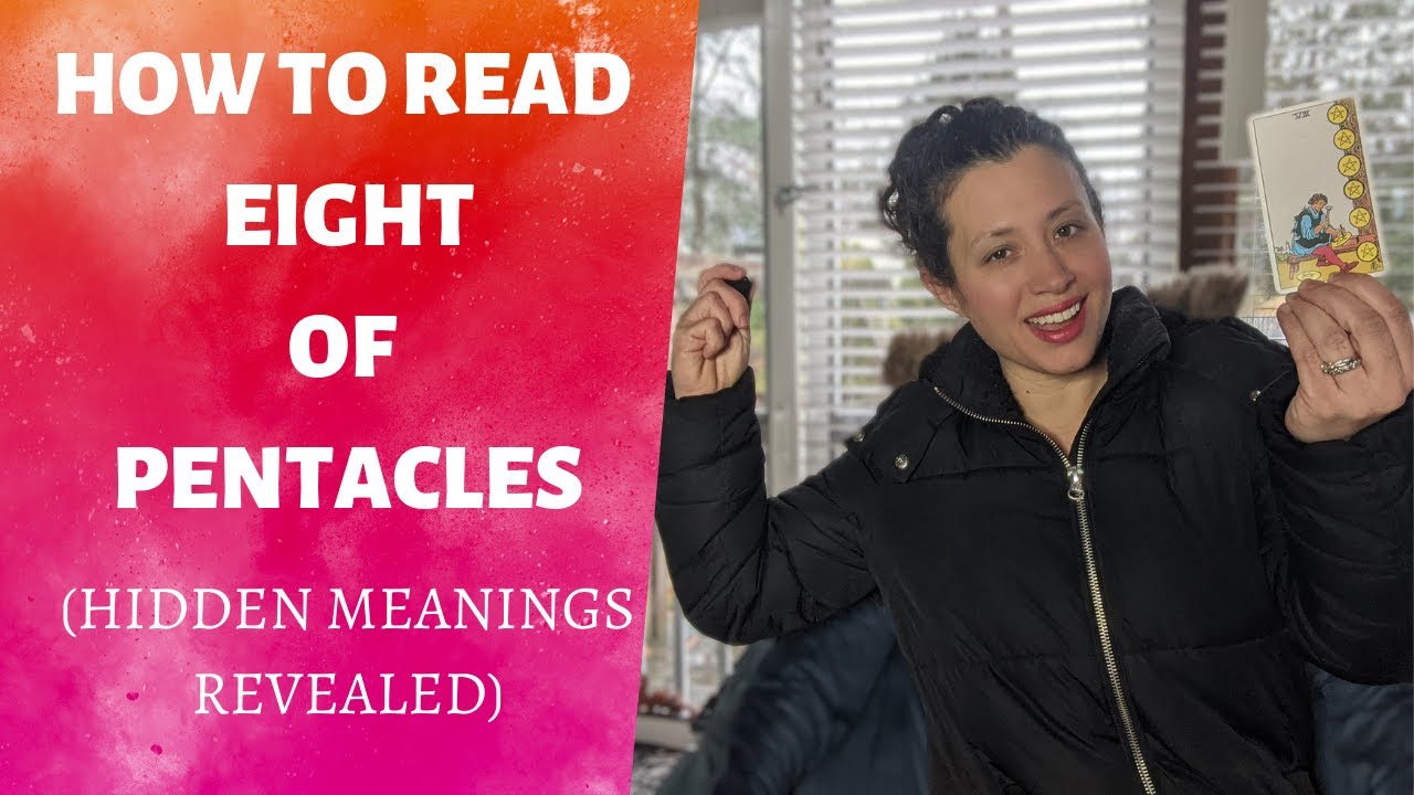8 OF PENTACLES tarot card meaning & symbolism (Includes reversed meanings & astrology)