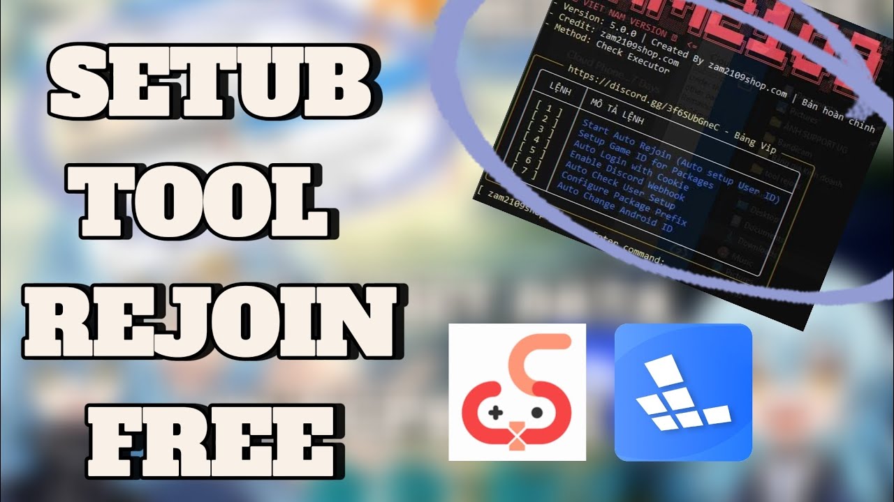 [ SP Video 🔥 ] Hướng dẫn Setub Tool rejoin Free Treo Game | 🔥 zam2109shop.com 🔥