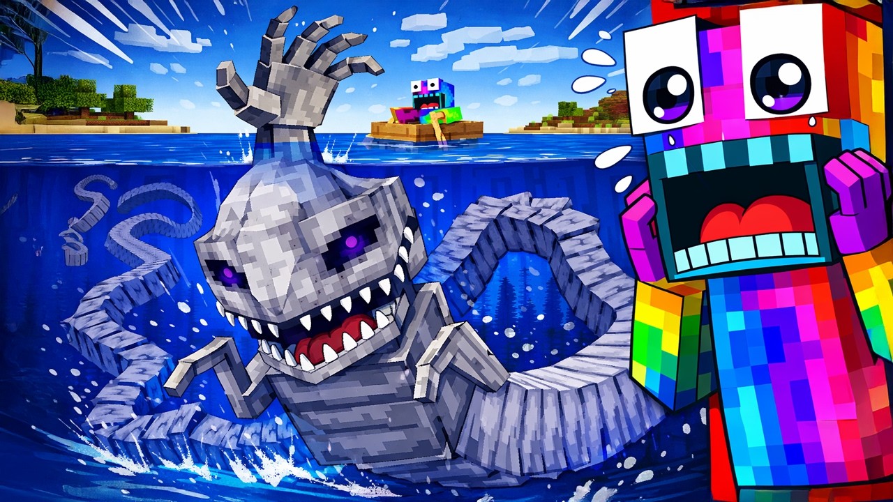 😱โคตรโหด!! ผมสร้าง Sea Hand ที่ยาวที่สุดใน Minecraft..??!