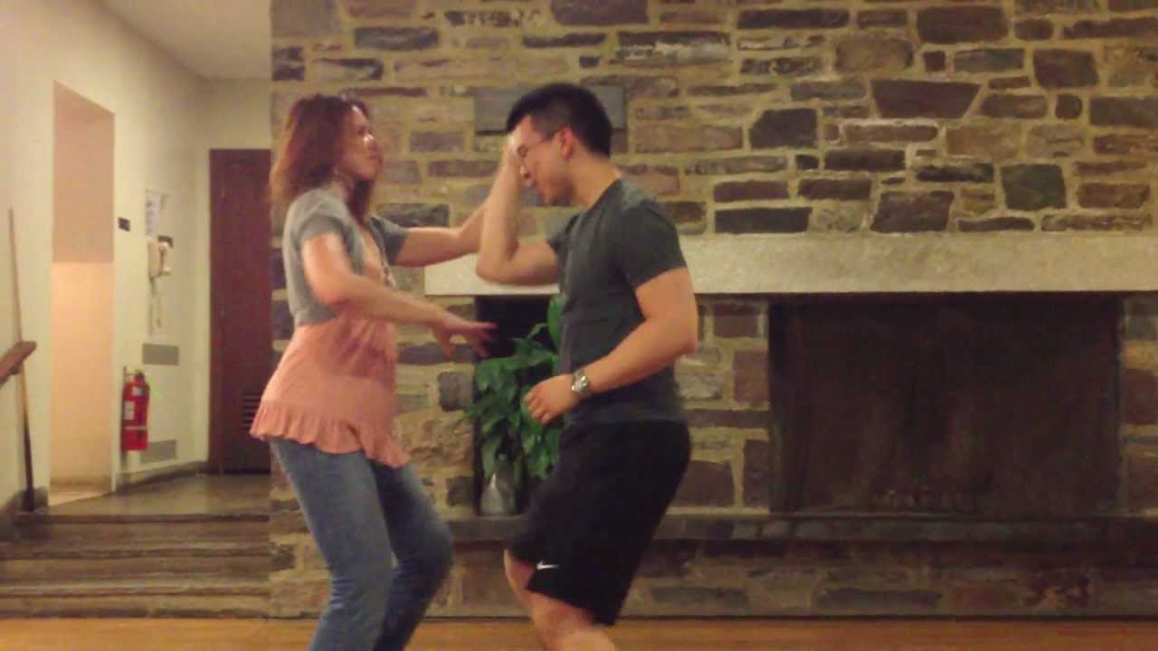 Asian guy with Latina dancing Bachata