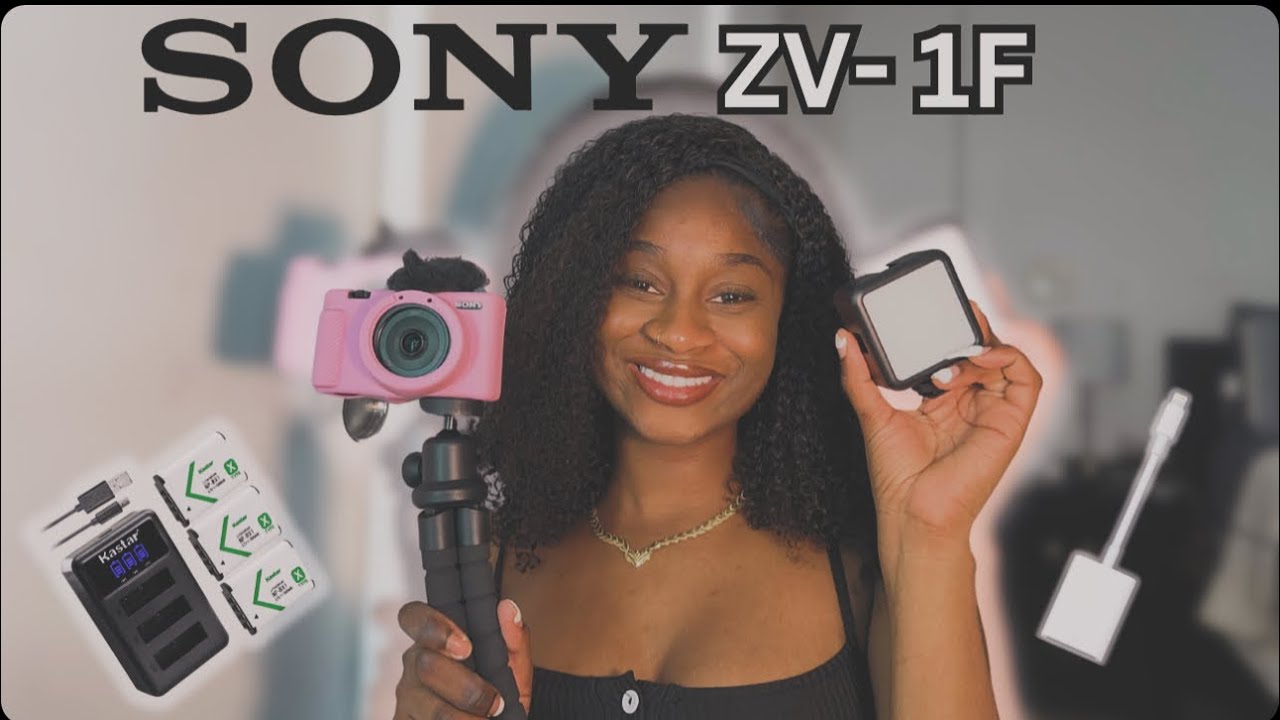UNBOXING SONY ZV-1F| ACCESSORIES YOU WILL NEED +TESTING CAMERA QUALITY | Adaesha Ayanna|
