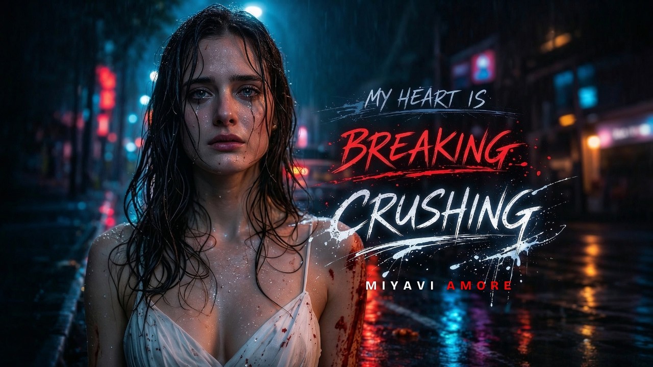 My Heart Is Breaking, Crushing - A Song for Anyone Feeling Unbearable Hidden Pain | Miyavi Amore