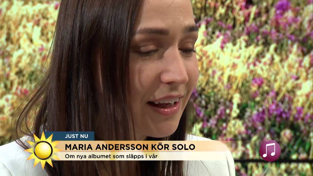 Maria Andersson k&ouml;r solo - Nyhetsmorgon (TV4)