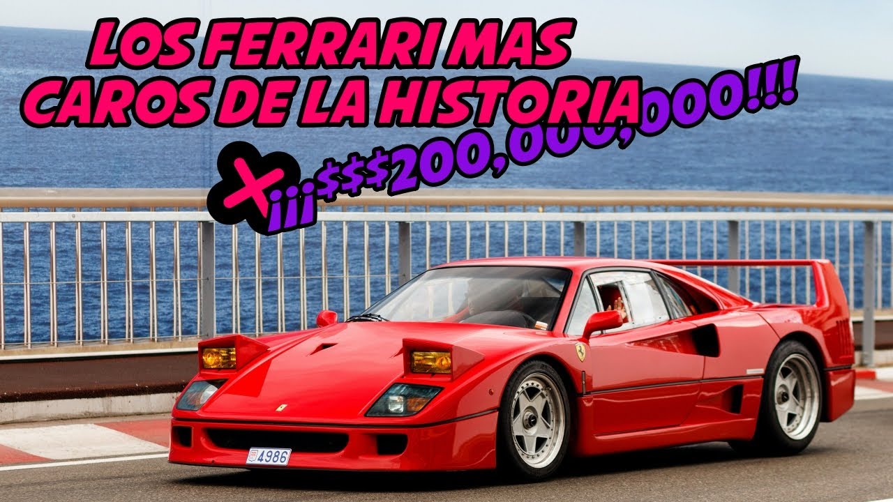 10 Ferrari MAS CAROS de la HISTORIA!! I RACEMAN