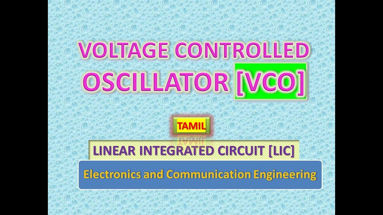 Voltage Controlled Oscillator in Tamil