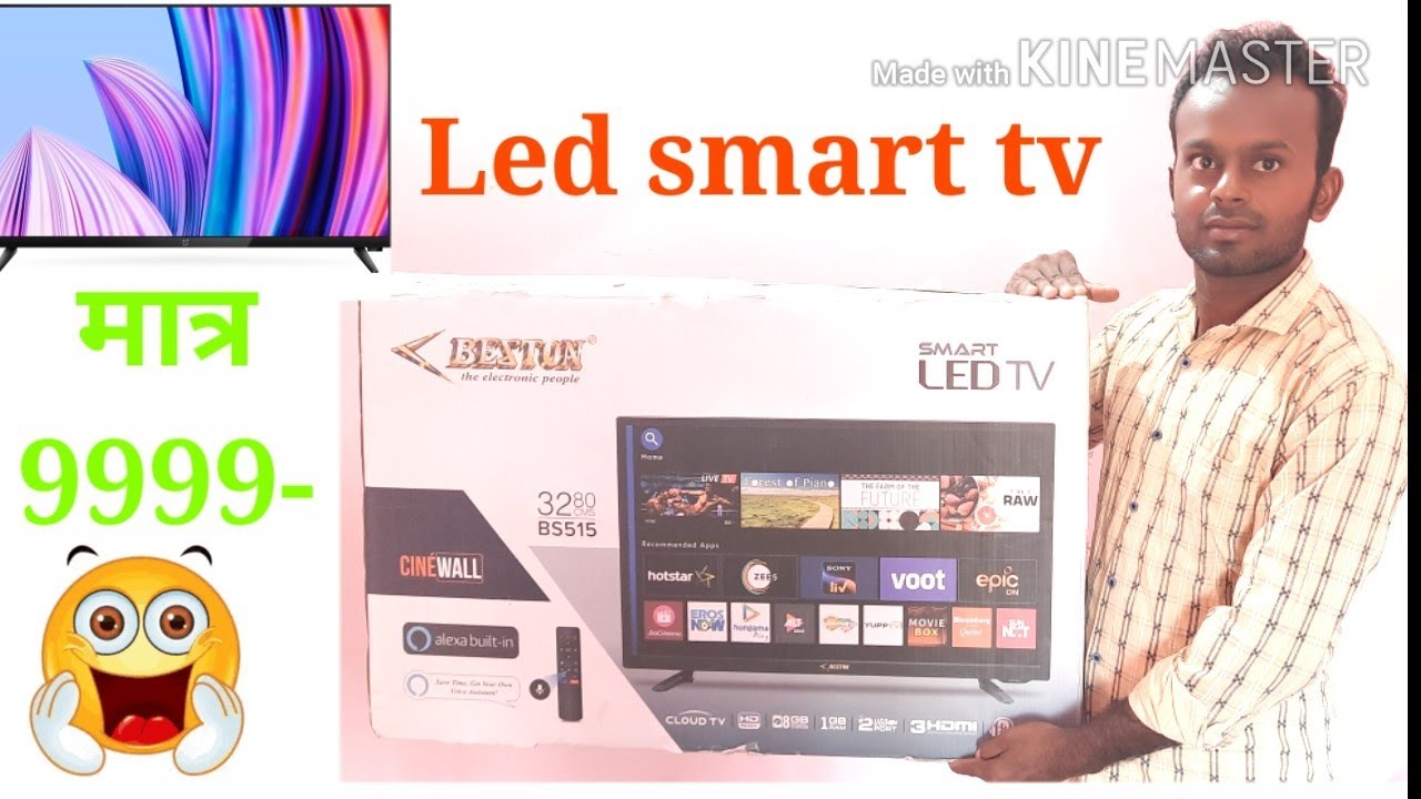 #Beston smart led tv unboxing