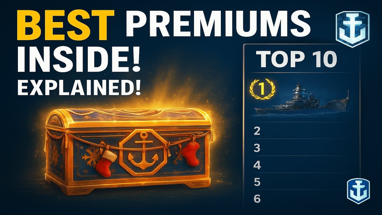 Top 10 Most Overpowered Santa Crate Rare Premiums Explained in Detail | World of Warships