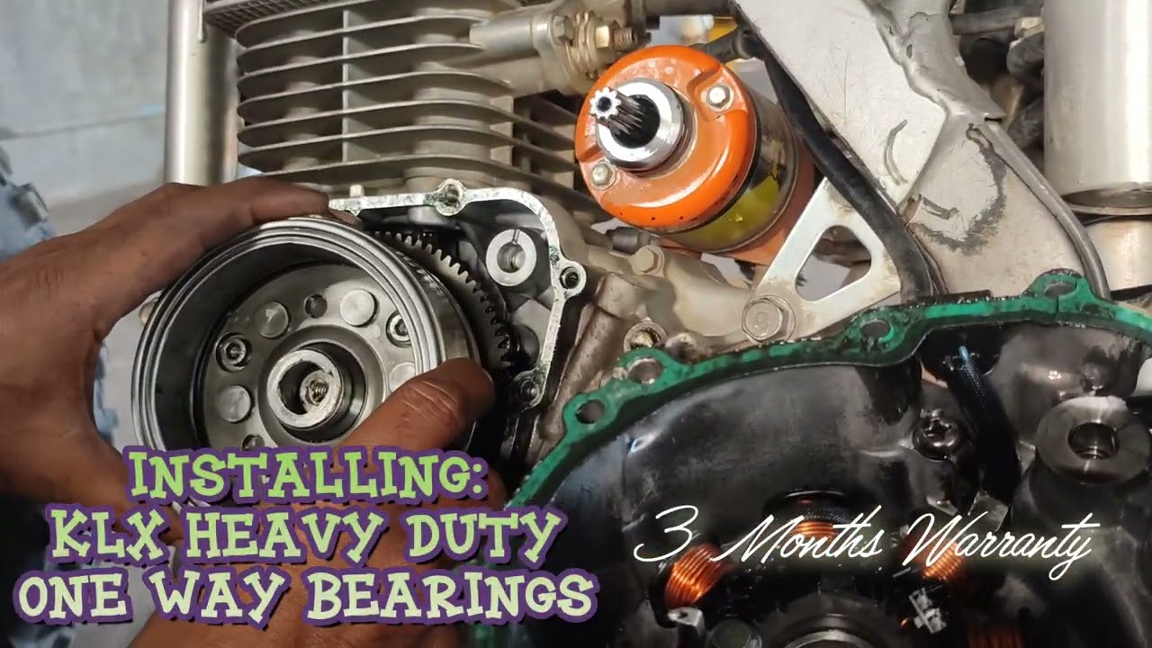INSTALLING : KLX HEAVY DUTY ONEWAY BEARINGS (3 Months Warranty)