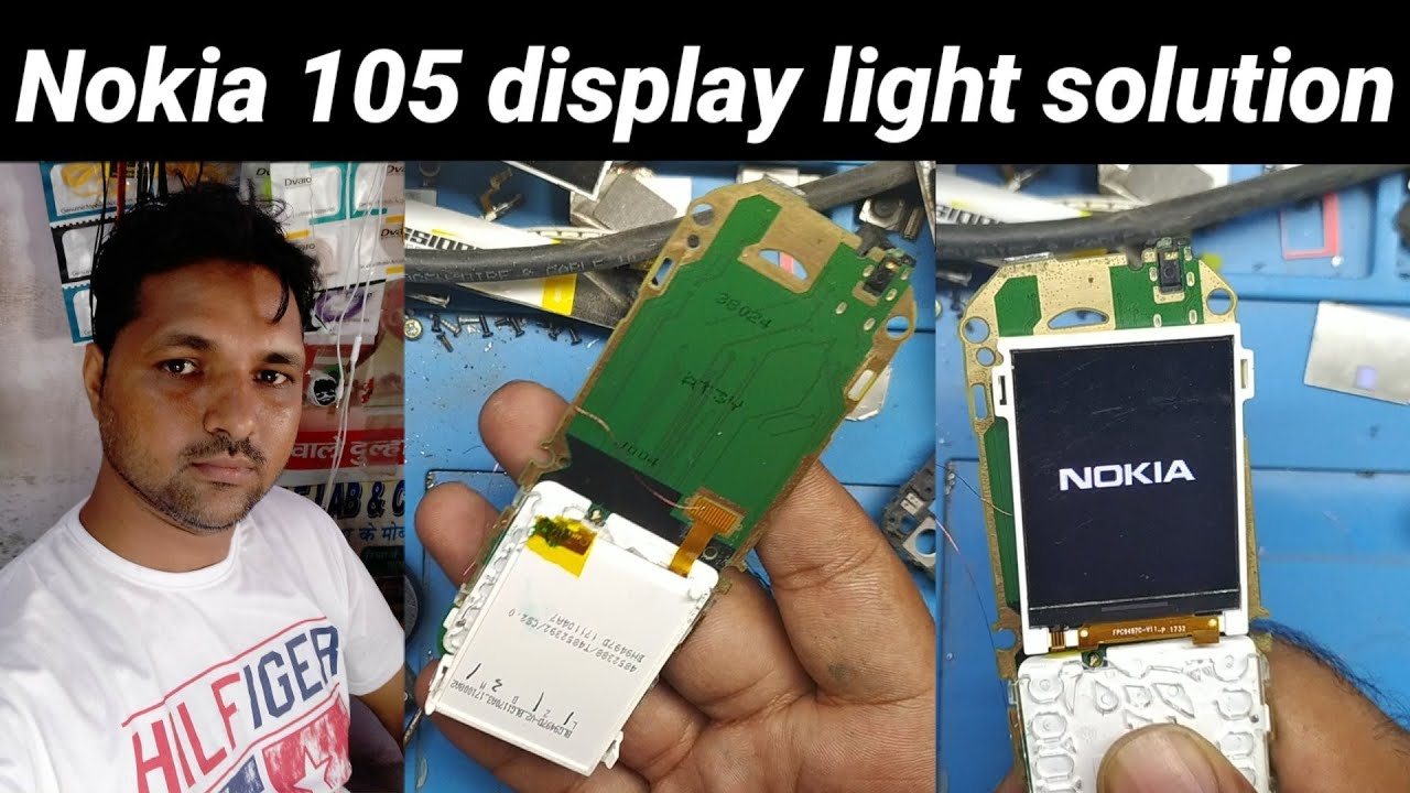 Nokia 105 display light solution | nokia 105 ki display light kesa repair kare |