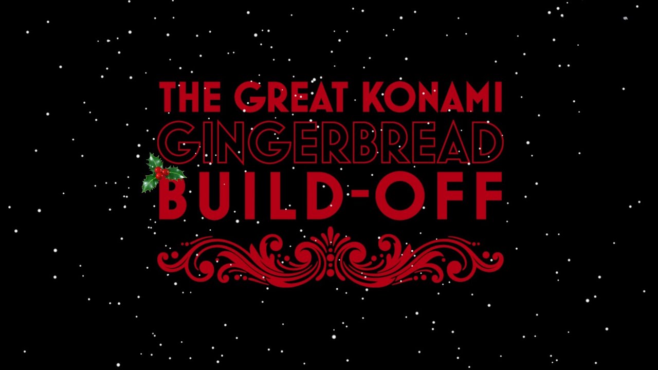 The Great Konami Gingerbread Build-Off 🍬