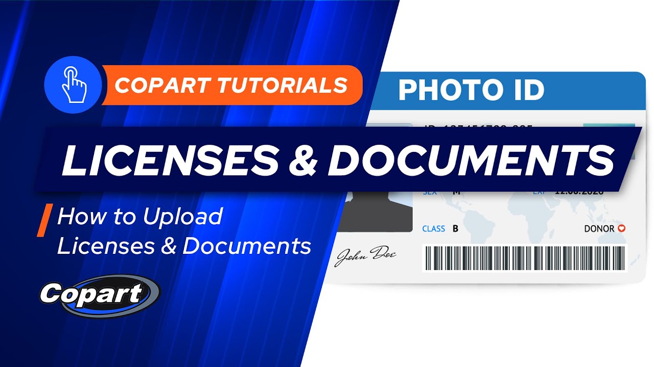 Шаг 3 из 3 | Необходимые документы Copart