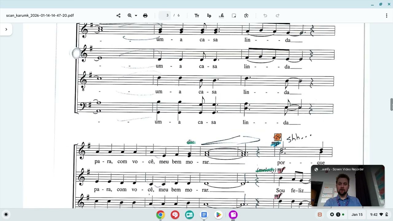 Eu e Voce - Rehearsal Track - Basses and Baritones