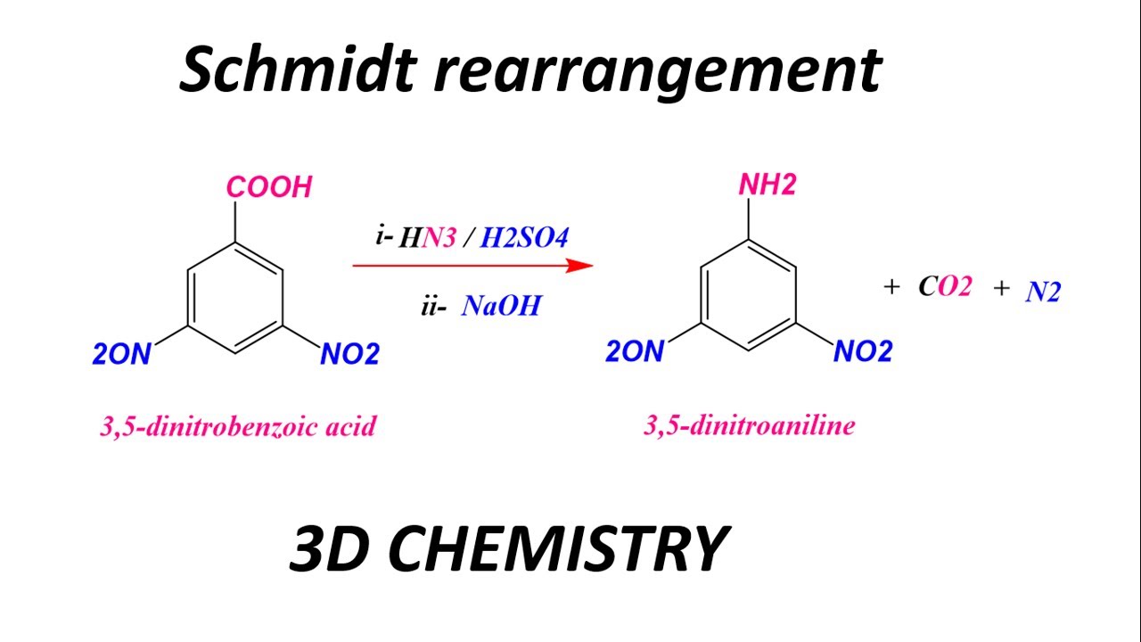 Schmidt rearrangement | #rearrangement to electron deficient nitrogen | reaction mechanism