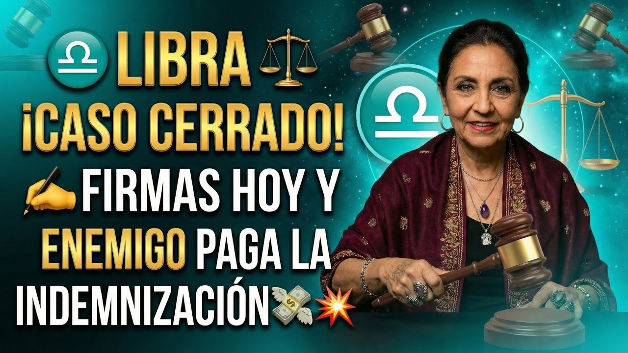♎ LIBRA ⚖️ ¡CASO CERRADO! ✍️ FIRMAS HOY Y TU ENEMIGO PAGA LA INDEMNIZACIÓN 💸💥
