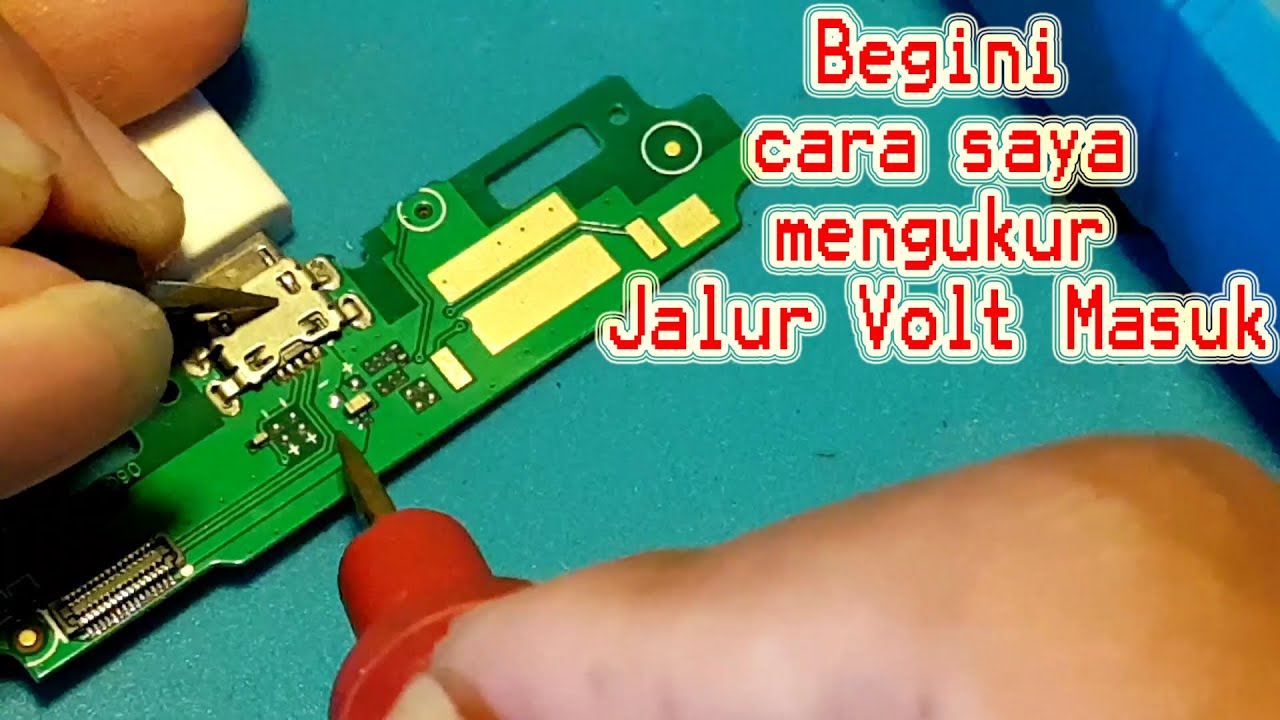 Pengukuran tegangan di jalur board bawah xiaomi