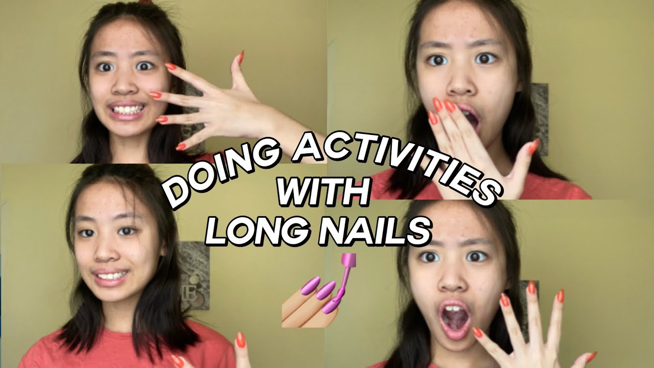 24 Hours with Long Nails Challenge!