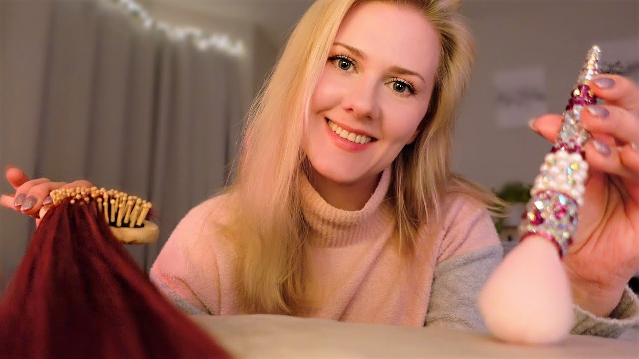 SLEEPY VIBE💤 ASMR • Soft Spoken • Brushing • AIR hum • Lights Meditation