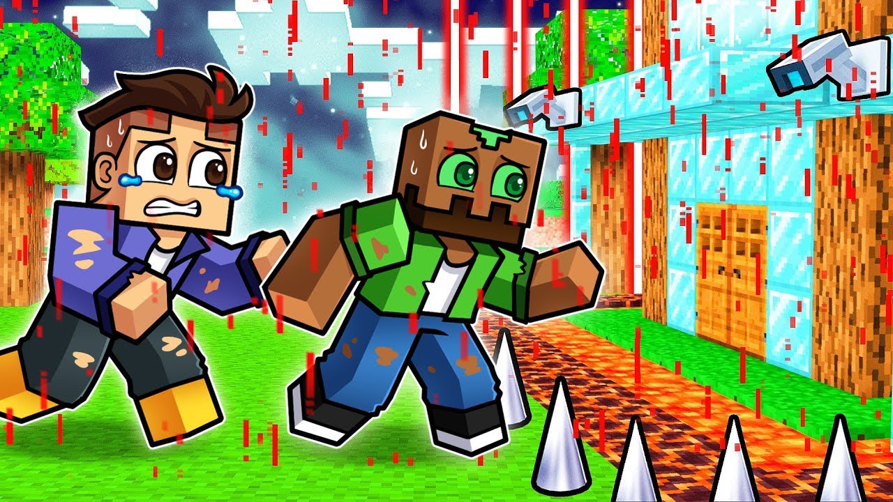 Lluvía de SANGRE vs La Casa MÁS SEGURA de Minecraft!