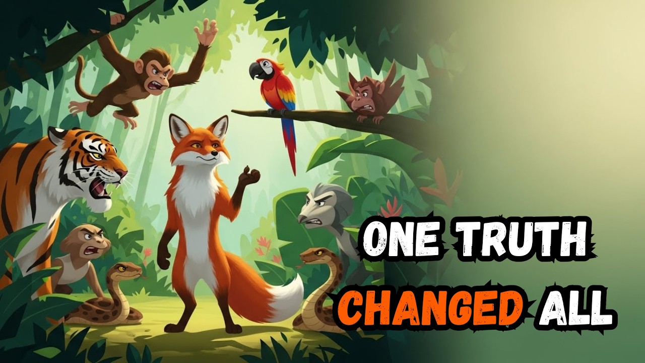 One Truth From a Clever Fox Saved the Entire Jungle | Moral Story