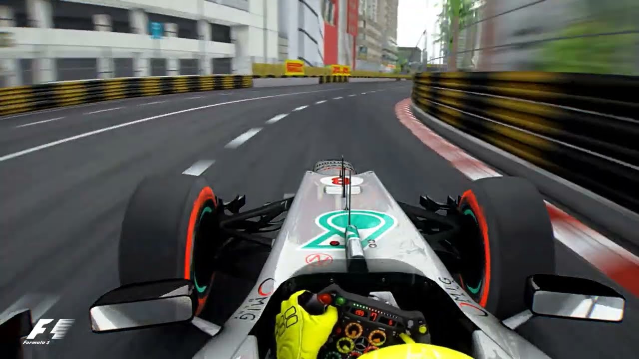 F1 2012 Nico Rosberg Macau GP Onboard | Assetto Corsa