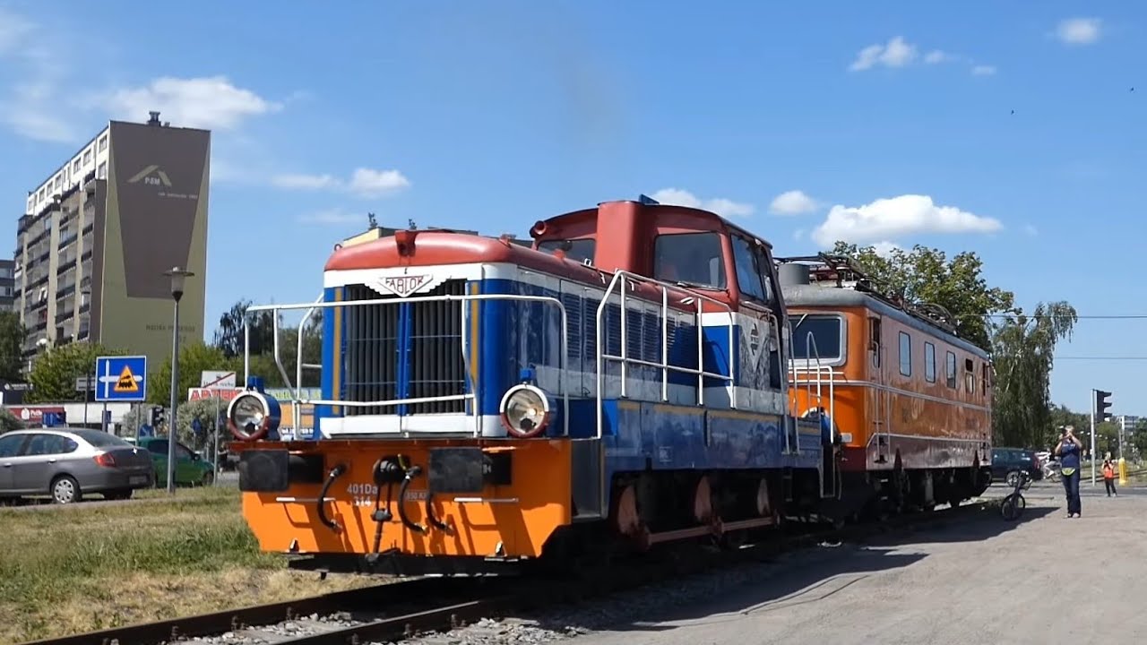 Pociąg który przepuszcza na przejazdach😳. 401Da-314 z transportem EP05-23 Pruszków - Komorów.