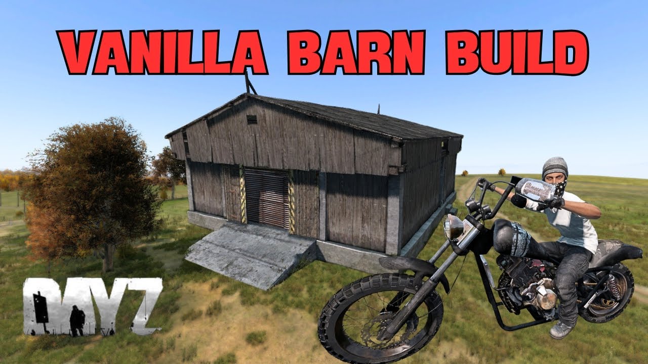 Barn Base Build & Bike Ride #dayz