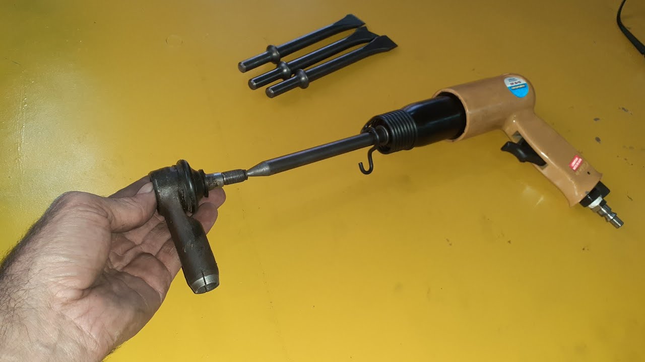 Como sacar pivô e terminais usando martelete pneumático veja que incrível