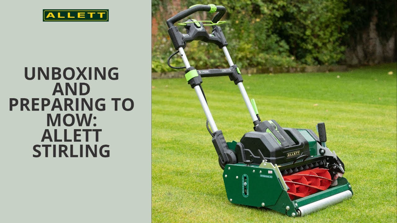 Unboxing and Preparing to Mow: Allett Stirling