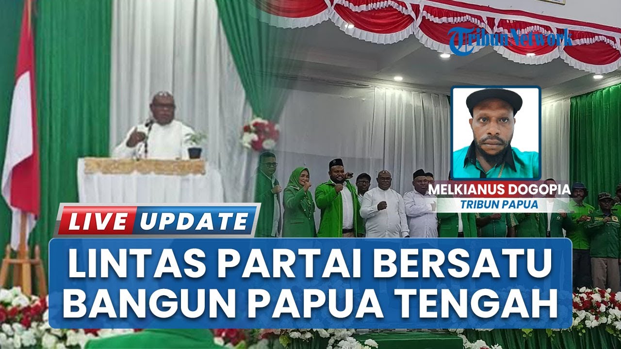 Rakerwil II PPP Papua Tengah: Gubernur Nawipa Ajak Partai Politik Bersatu Jadi Mitra Pembangunan