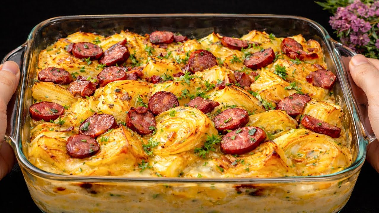 Удивительно просто! Я возьму картошку и капусту! Это так вкусно, что я готовлю это каждые выходные!