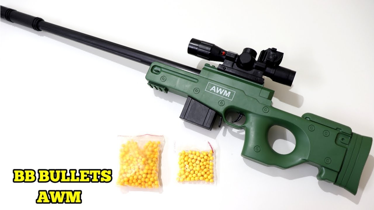 Pubg AWM Toy Gun With BB Bullets | Unboxing | Pubg Toys