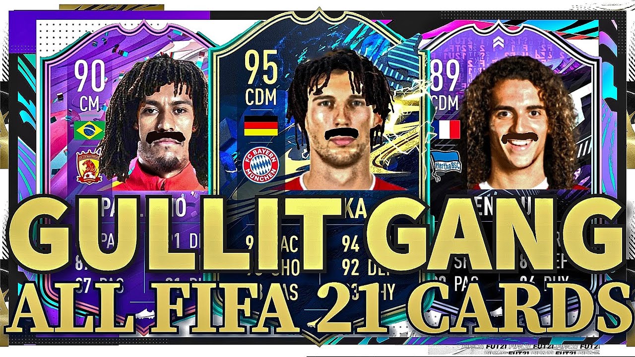 ALL GULLIT GANG CARDS IN FIFA 21 | FIFA 21 | GULLIT GANG CARDS FIFA HISTORY FIFA 21 | ALL STATS 80+