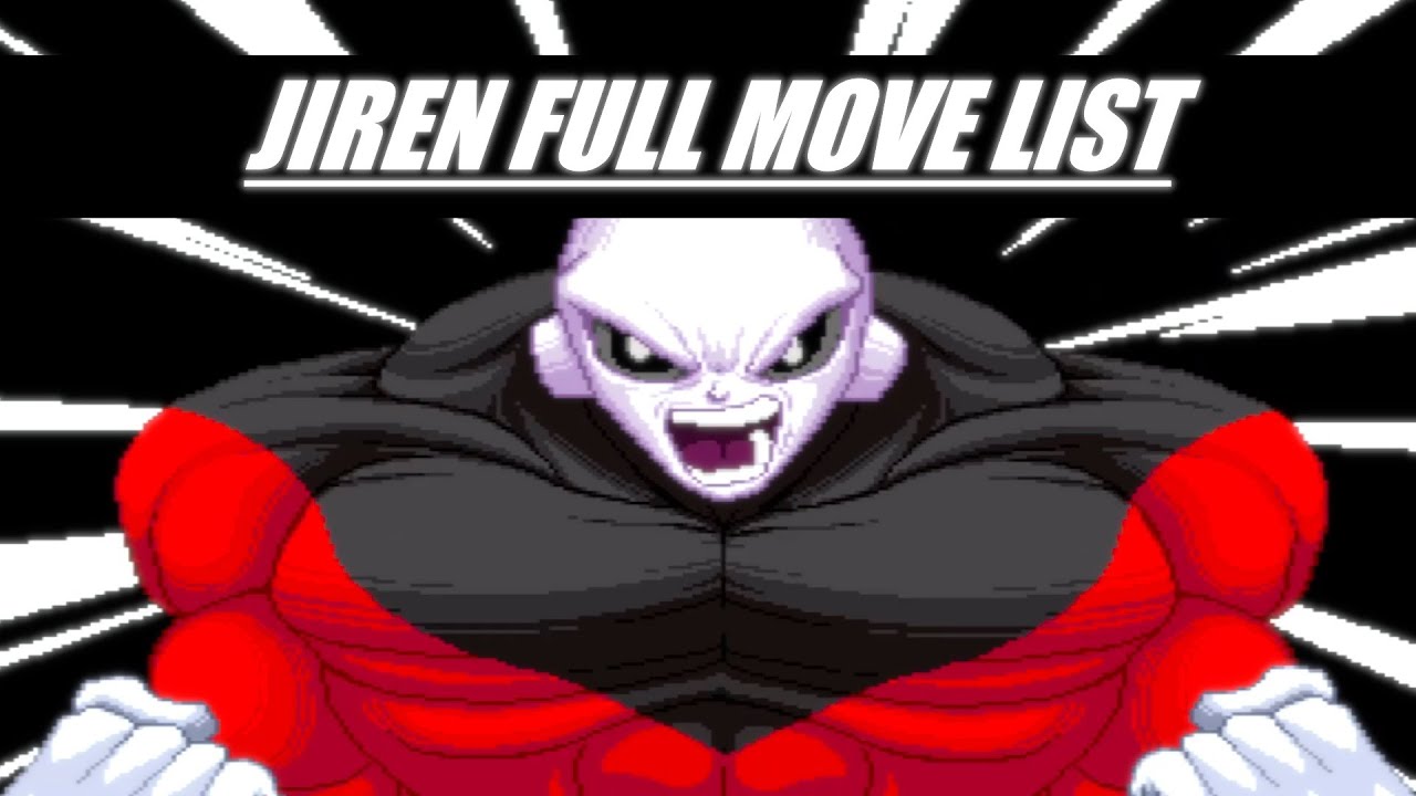 JIREN FULL Move List | Hyper Dragon Ball Z