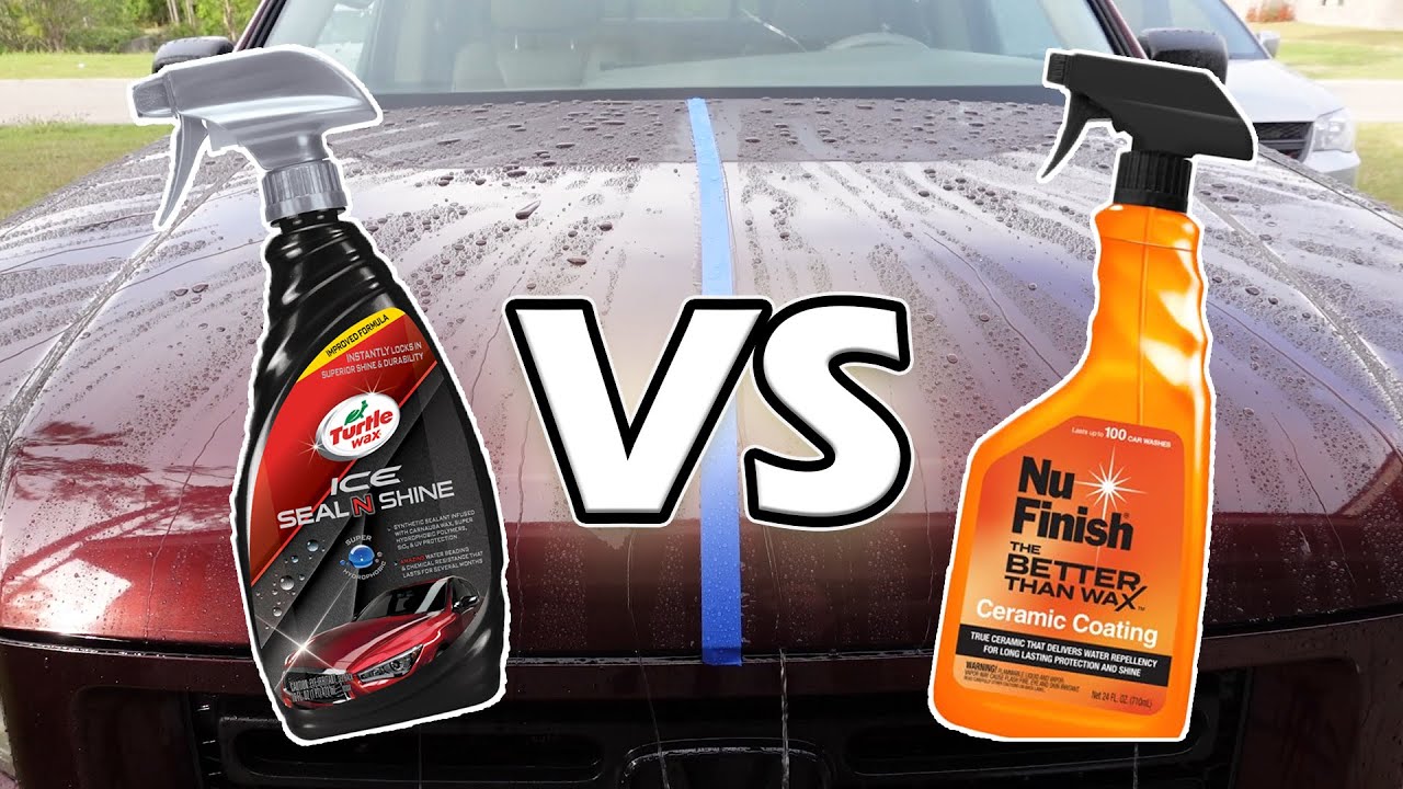 Turtle Wax Seal n Shine VS NuFinish Ceramic Coating Torture Test