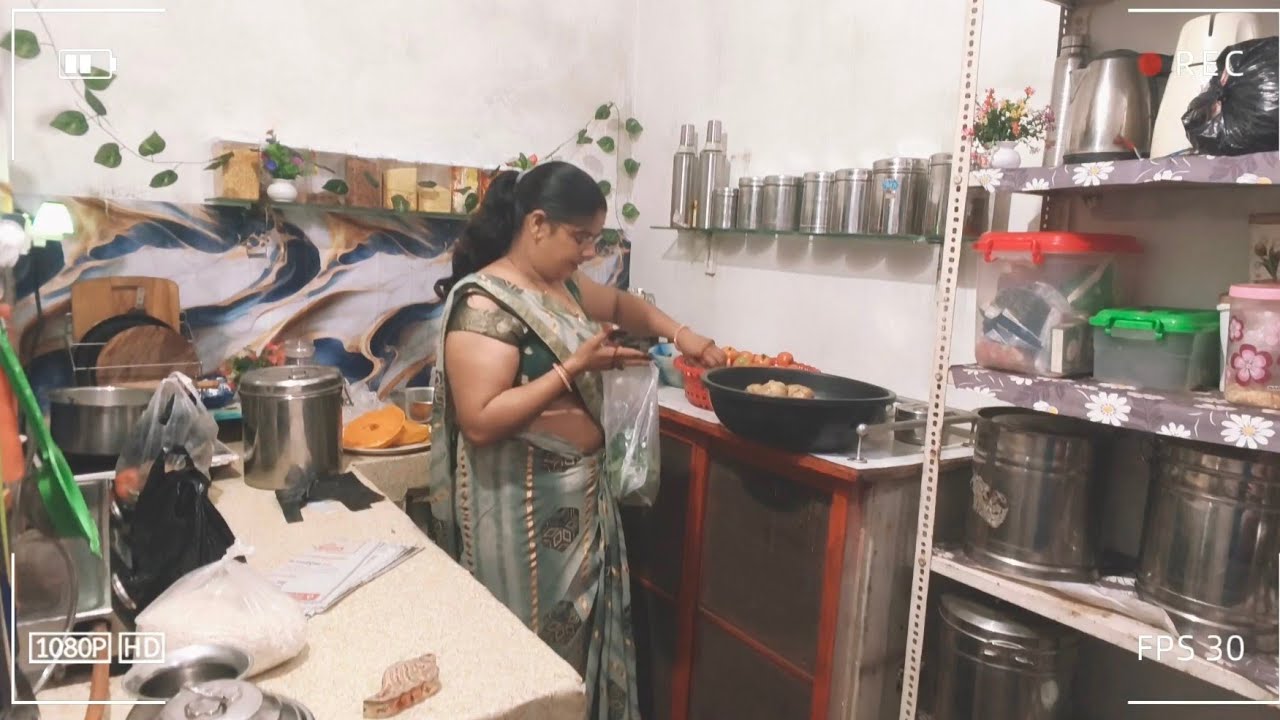Saree vlog 🌹💞 desi housewife busy routine सब ने मिलकर काम किया तो एक घंटा में सब काम कंप्लीट हो गया.
