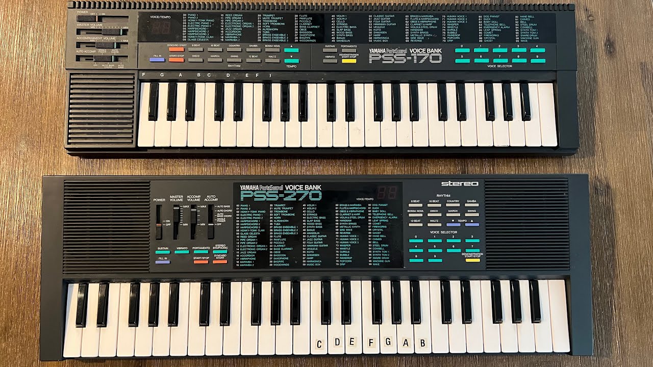 Picked up the Yamaha PSS-270 how does it compare to the PSS-170?