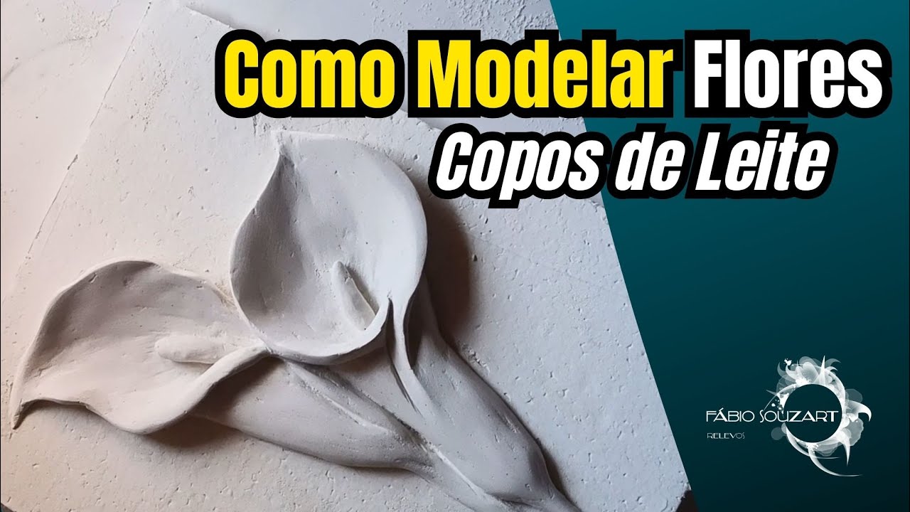 COMO MODELAR FLORES COPOS DE LEITE
