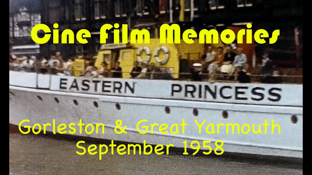 Gorleston and Great Yarmouth,  September 1958, Vintage Amateur Cine Film