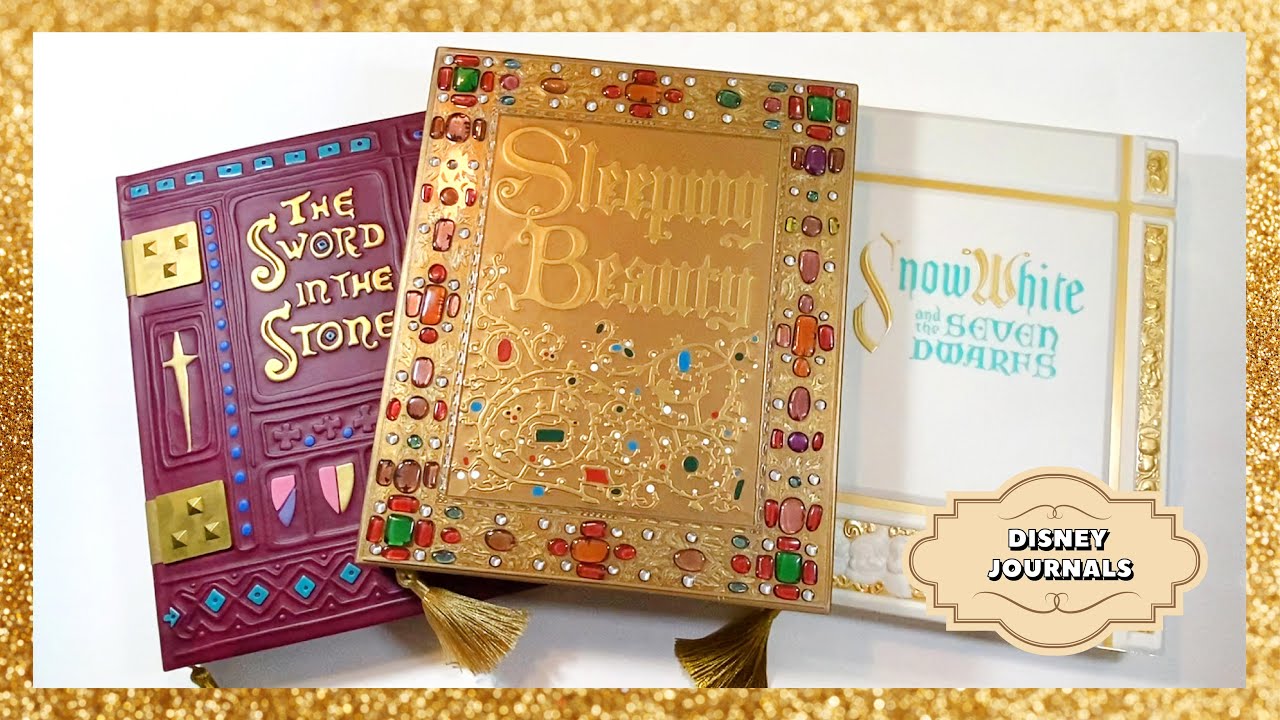 두 달 기다려 직구한 디즈니 영화 오프닝에 나오는 다이어리 3종 리뷰! ✨ 잠자는 숲속의 공주 ㆍ백설공주 ✨  Disney Storybook replica journals