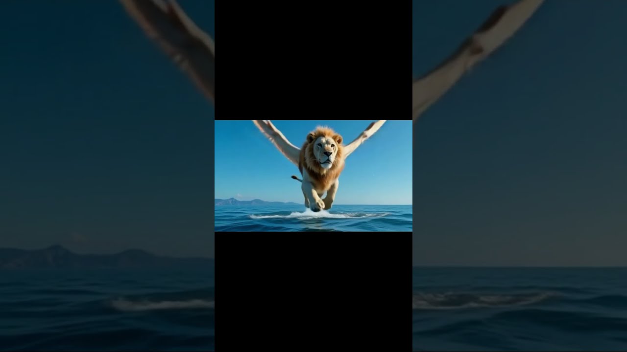 Flying Lion Caught on Camera!😱 (Must Watch) | Is This Real?! Flying Lion Video Goes Viral |