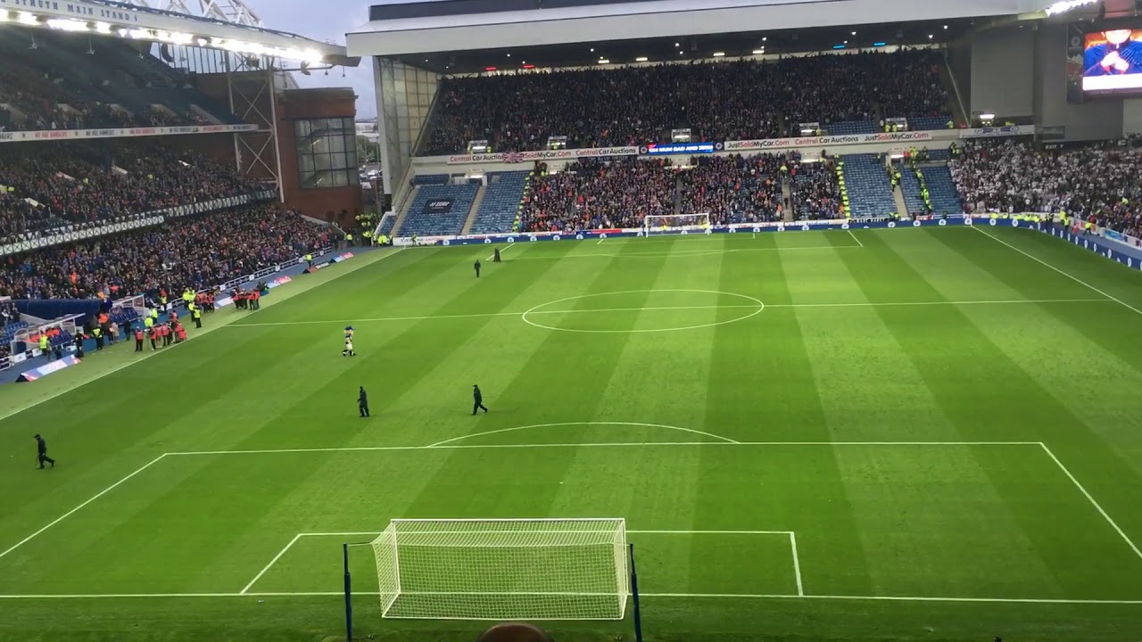 Rangers 1-0 Legia Warsaw (1-0 agg) Europa League Qualifiers Player Walk Out